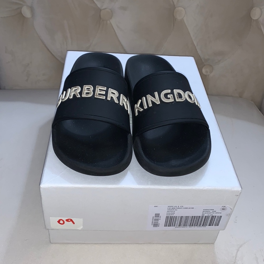 Boy Burberry Slides